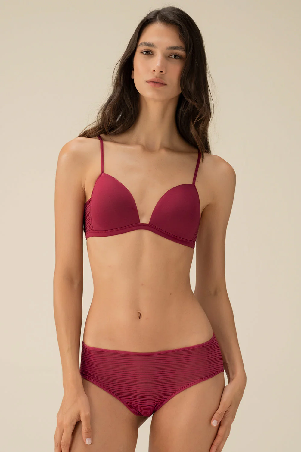 Brasier triangular con copa