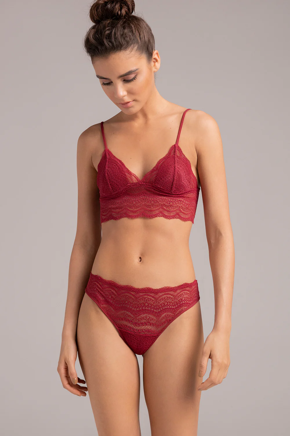 Brasier triangular con copa